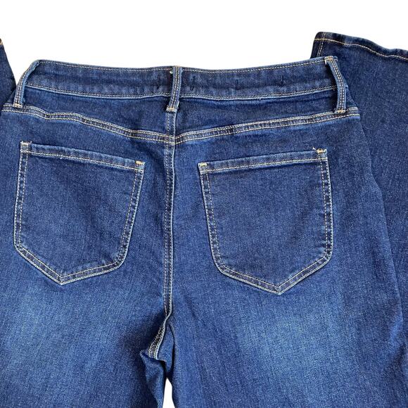 NYDJ Sz 6 Mia Palazzo Jeans in Northbridge Dark Wash Wide Leg High Waist Stretch - Picture 10 of 16